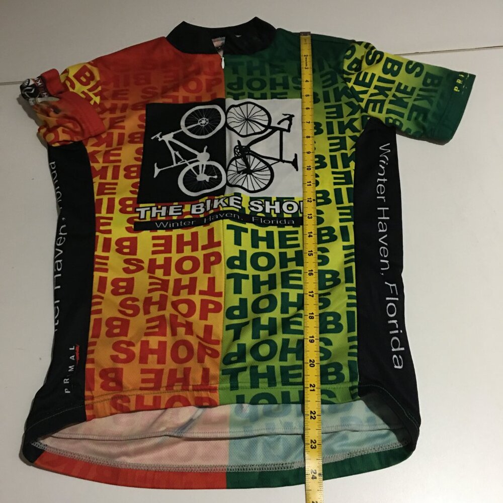 Primal Wear Cycling Jersey Mens Small The Bike Shop 3/4 Zip Shirt Road Spider - Picture 8 of 8